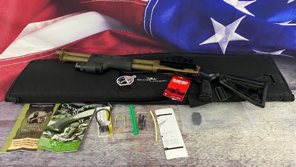Remington 870 Wilson Combat CQB shotgun FDE Coyote 6+1 12ga 12 gauge  12 ga-img-8
