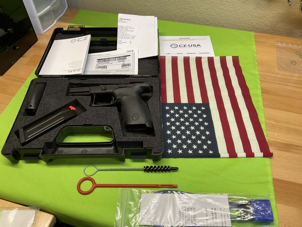 CZ P10C Complete Lower Receiver Frame - Brand New - Free Shipping-img-0