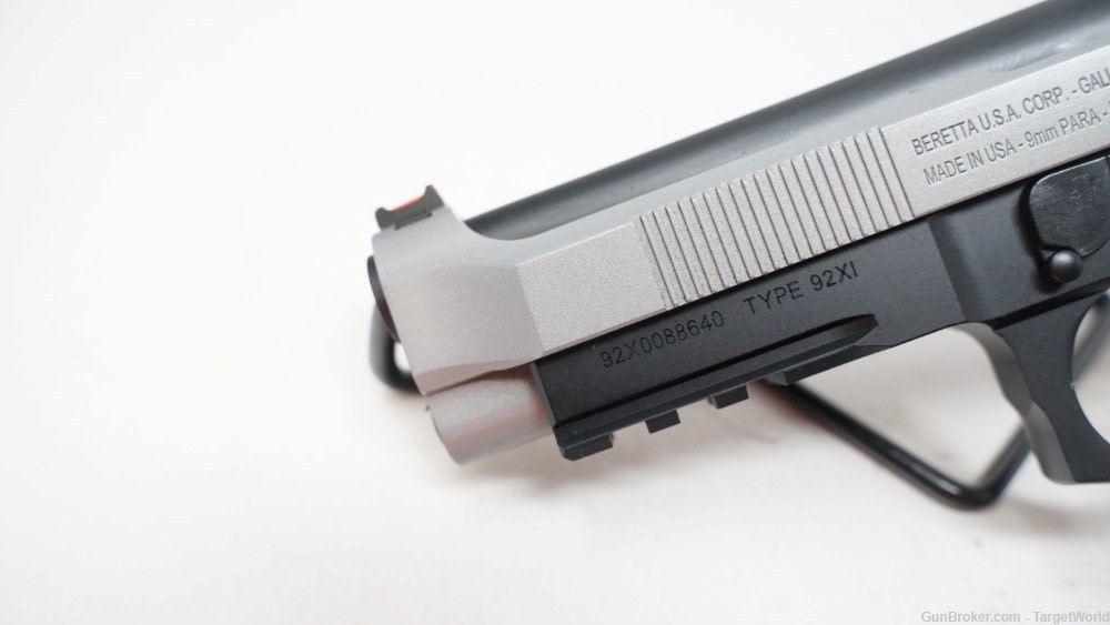BERETTA 92XI 9MM 4.7" 18 ROUNDS STAINLESS & BLACK (BEJ92FSR921)-img-12