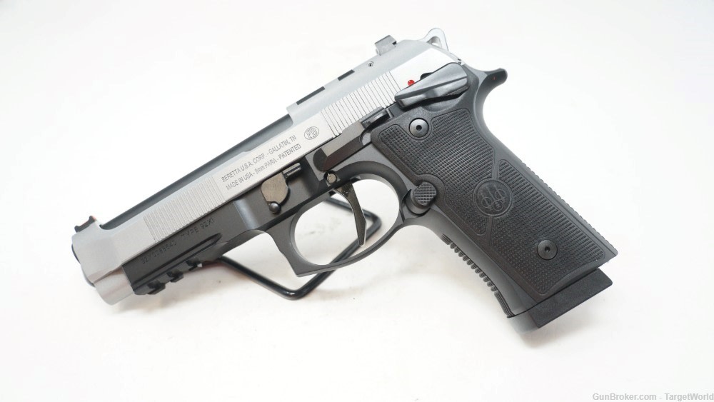 BERETTA 92XI 9MM 4.7" 18 ROUNDS STAINLESS & BLACK (BEJ92FSR921)-img-0