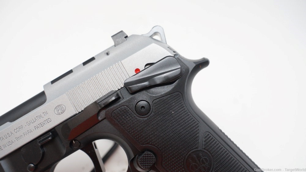 BERETTA 92XI 9MM 4.7" 18 ROUNDS STAINLESS & BLACK (BEJ92FSR921)-img-10