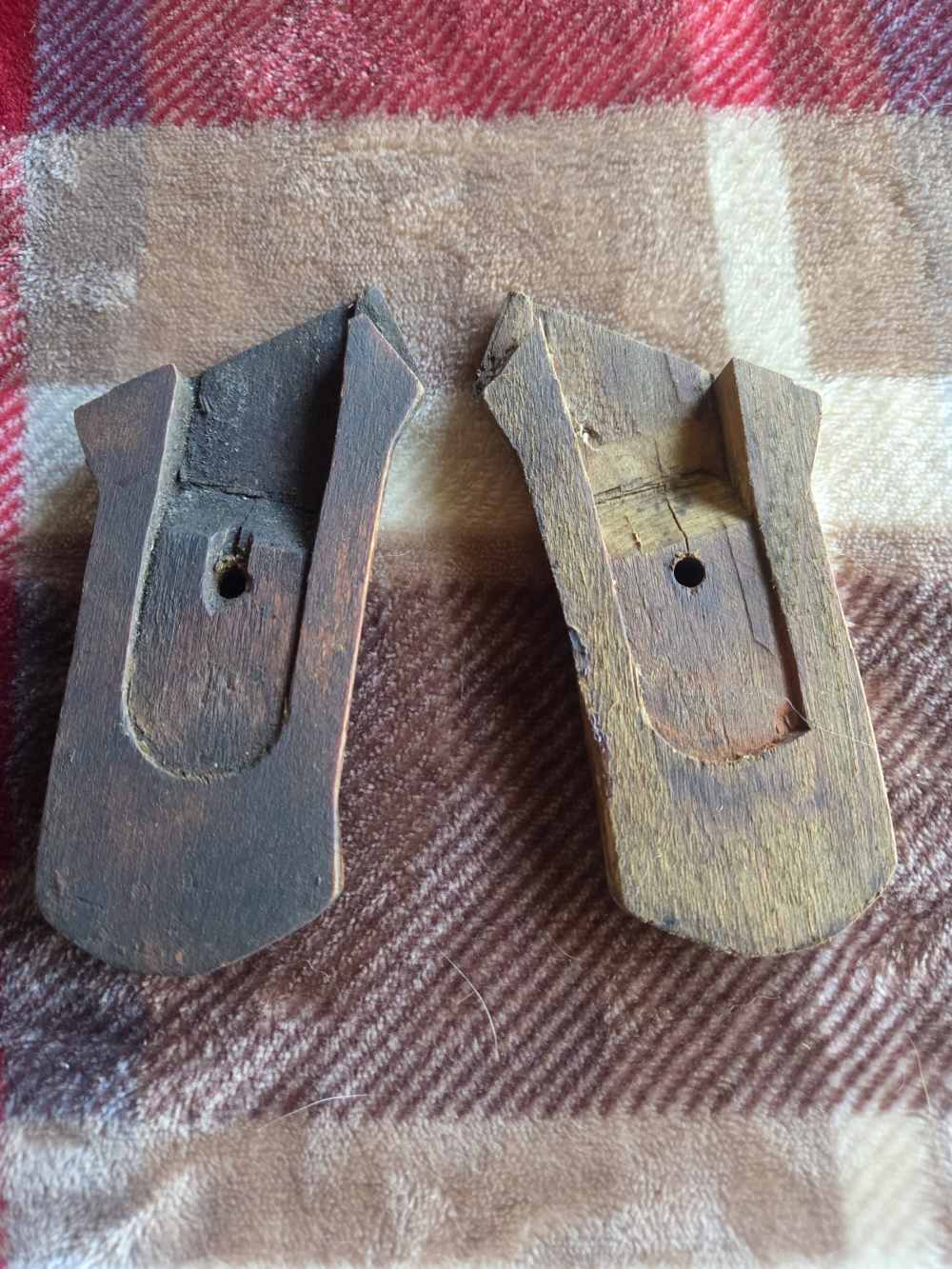  Wood  Russian Soviet AK47 Type 1 Grip Panels Checkered T1 AK 47 7.62x39-img-5