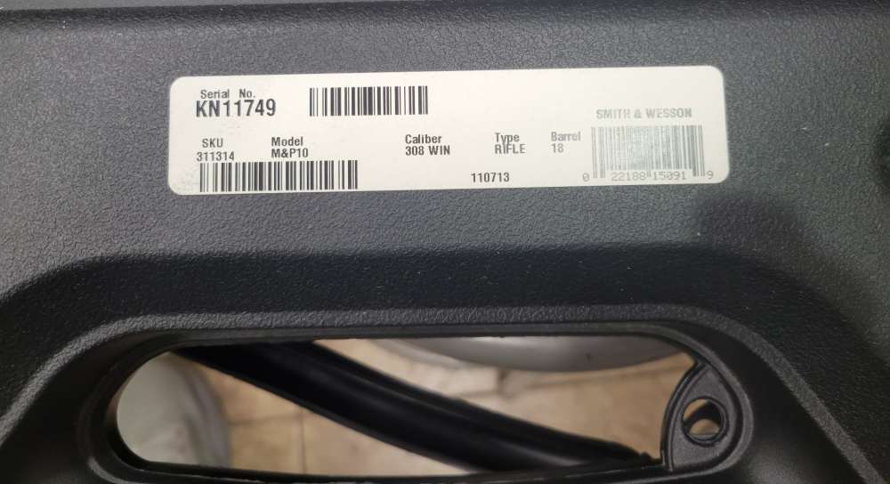 Smith & Wesson M&P 10 308 18" Rifle NIB-img-2