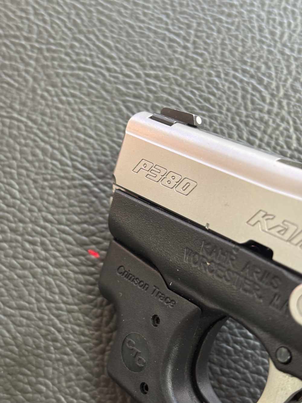 KAHR P380 W/ CRIMSON TRACE 380 ACP. NO RESERVE -img-9