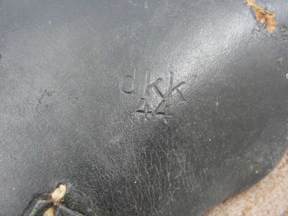 Original German WW2 Browning Hi-Power dkk44 holster-img-3