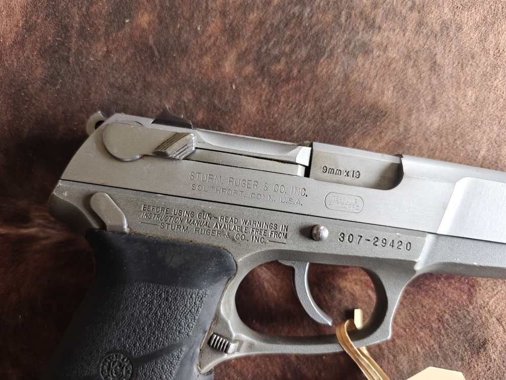 Classic Ruger P89DC Stainless 9mm Pistol-img-2