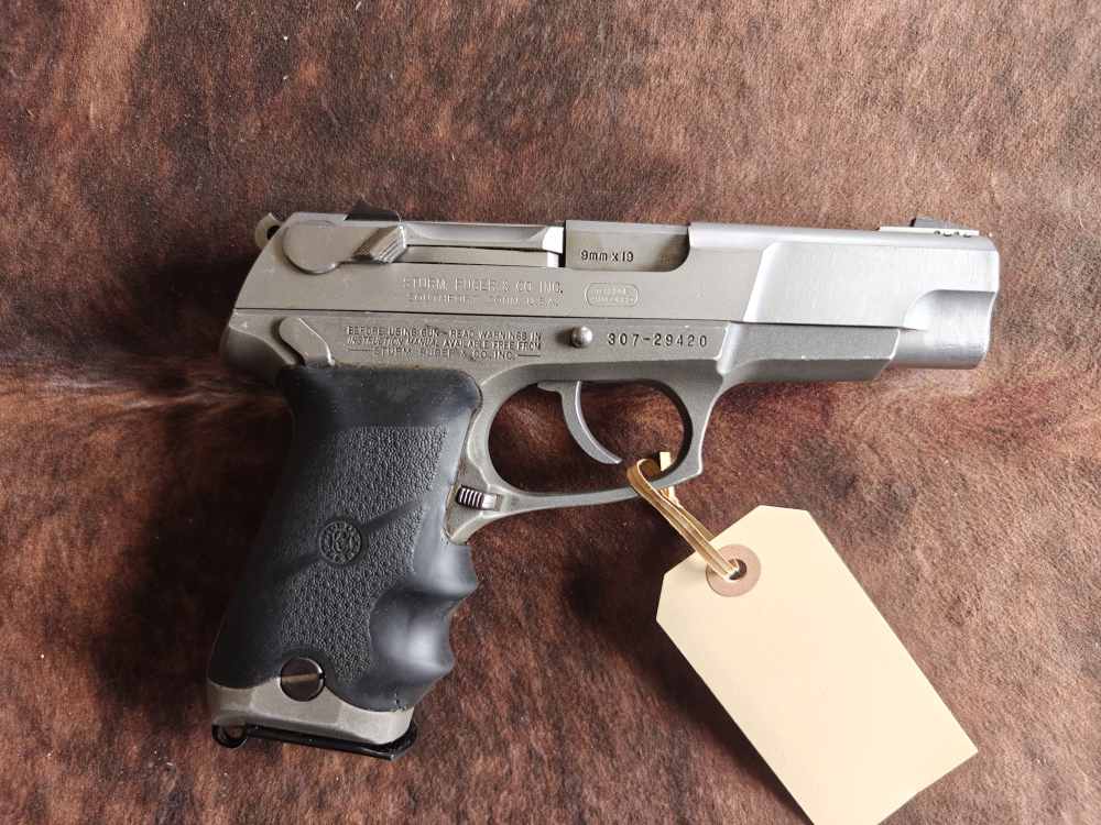 Classic Ruger P89DC Stainless 9mm Pistol-img-0