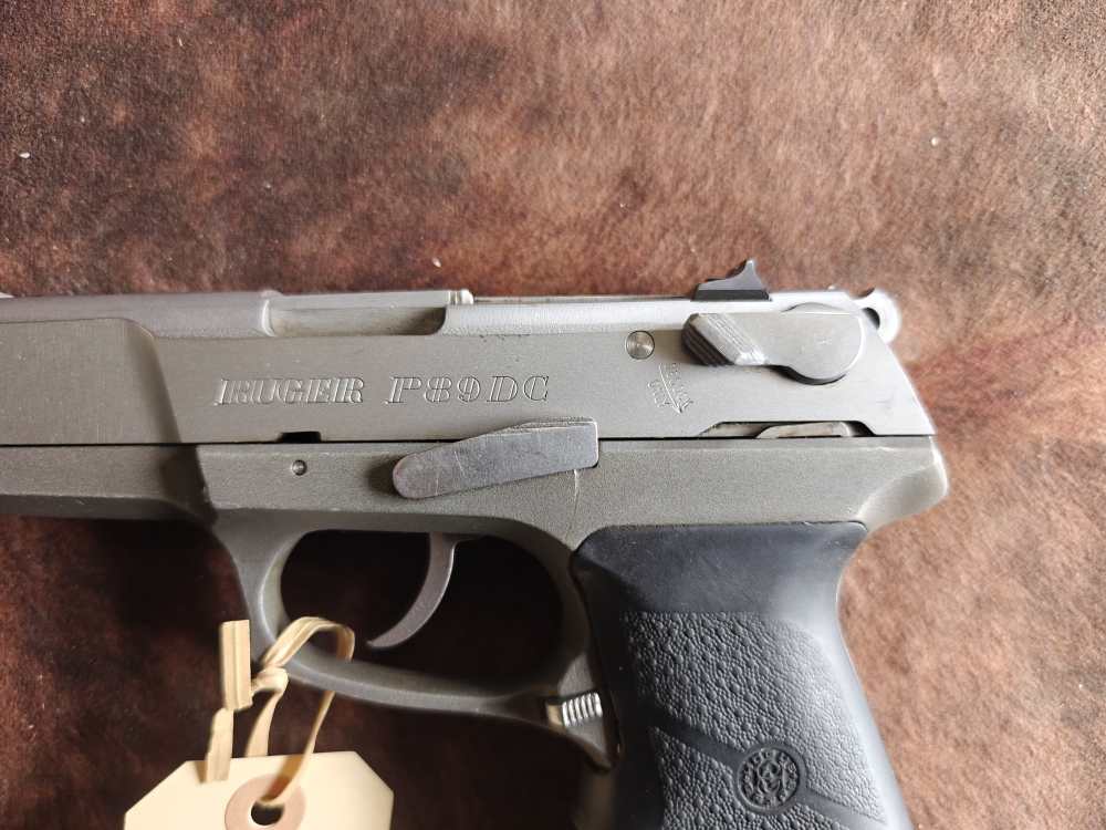 Classic Ruger P89DC Stainless 9mm Pistol-img-5