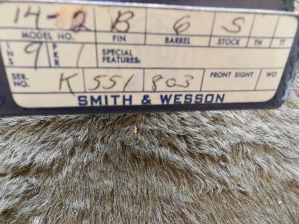 S&W Model 14-2 38 Special 6" Blue NIB-img-12