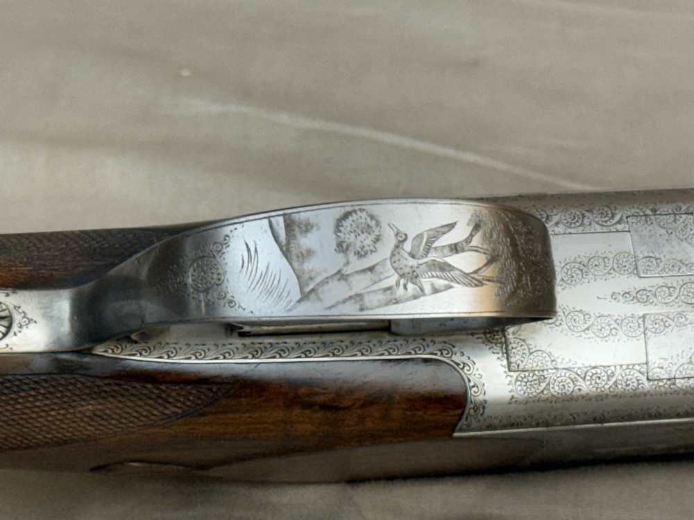 Stunning Lambert Engraved 1975 FN Browning Superposed D4 Grade 12ga-img-3