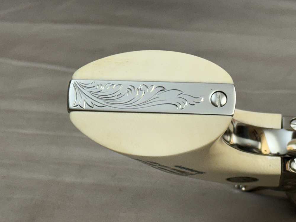 LNIB 1988 Colt SAA Engraving Sampler .45colt Ivory Grips Nickel Finish-img-15