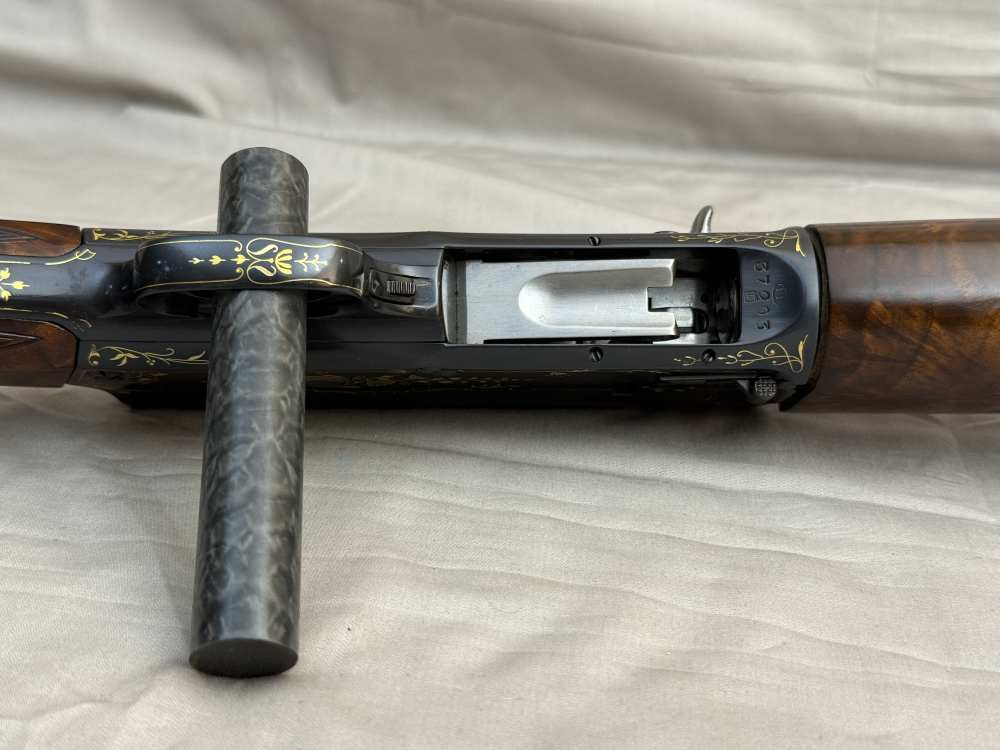 1925 Belgian Browning A5 Grade IV 16ga Factory Gold Inlaid 28" Solid Rib -img-7