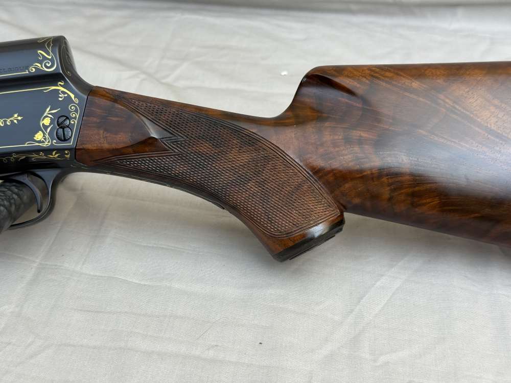 1925 Belgian Browning A5 Grade IV 16ga Factory Gold Inlaid 28" Solid Rib -img-10