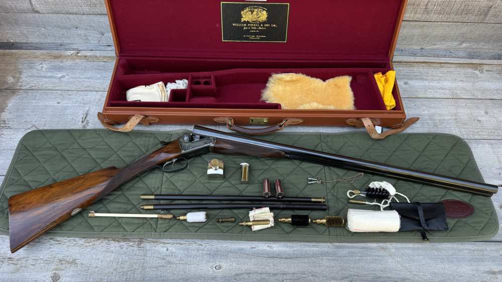 William Powell & Sons No 4 12ga Complete Factory Set-img-0