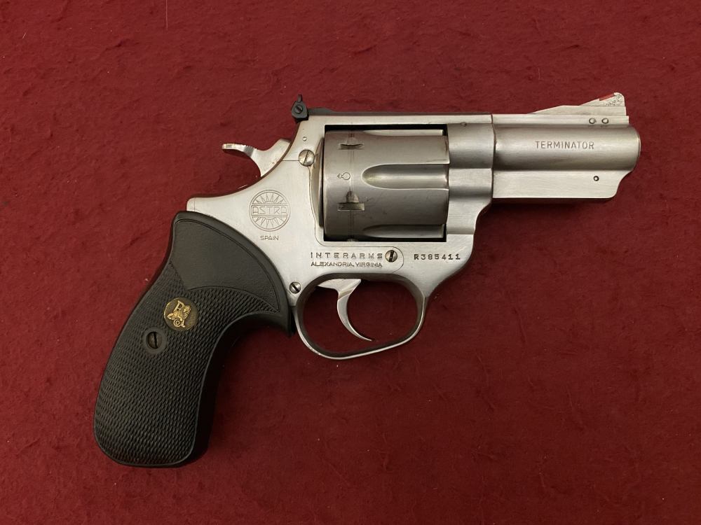 Excellent Interarms Astra Model 44 Terminator Stainless .44 mag 2 3/4" brl.-img-0