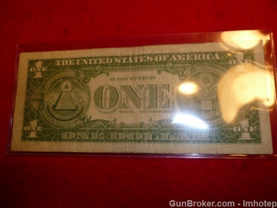 Silver Certificate One Dollar Bill 1957 Circulated-img-1