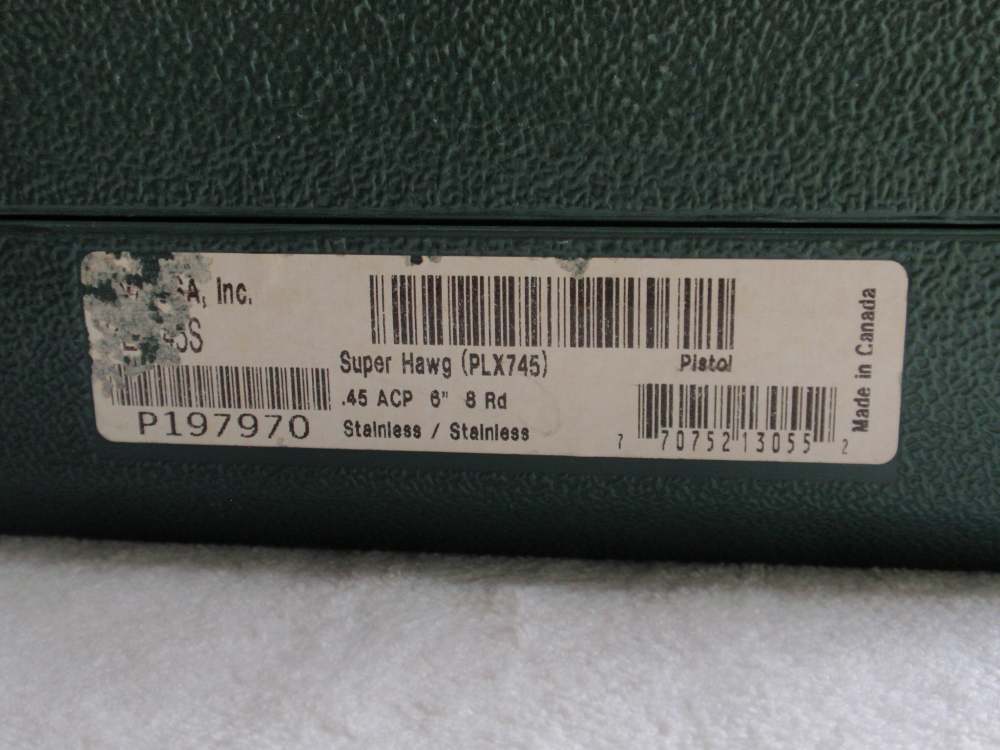 Beautiful Rare and Collectible Para Ordnance SUPER HAWG 6" 45 ACP Canada -img-10