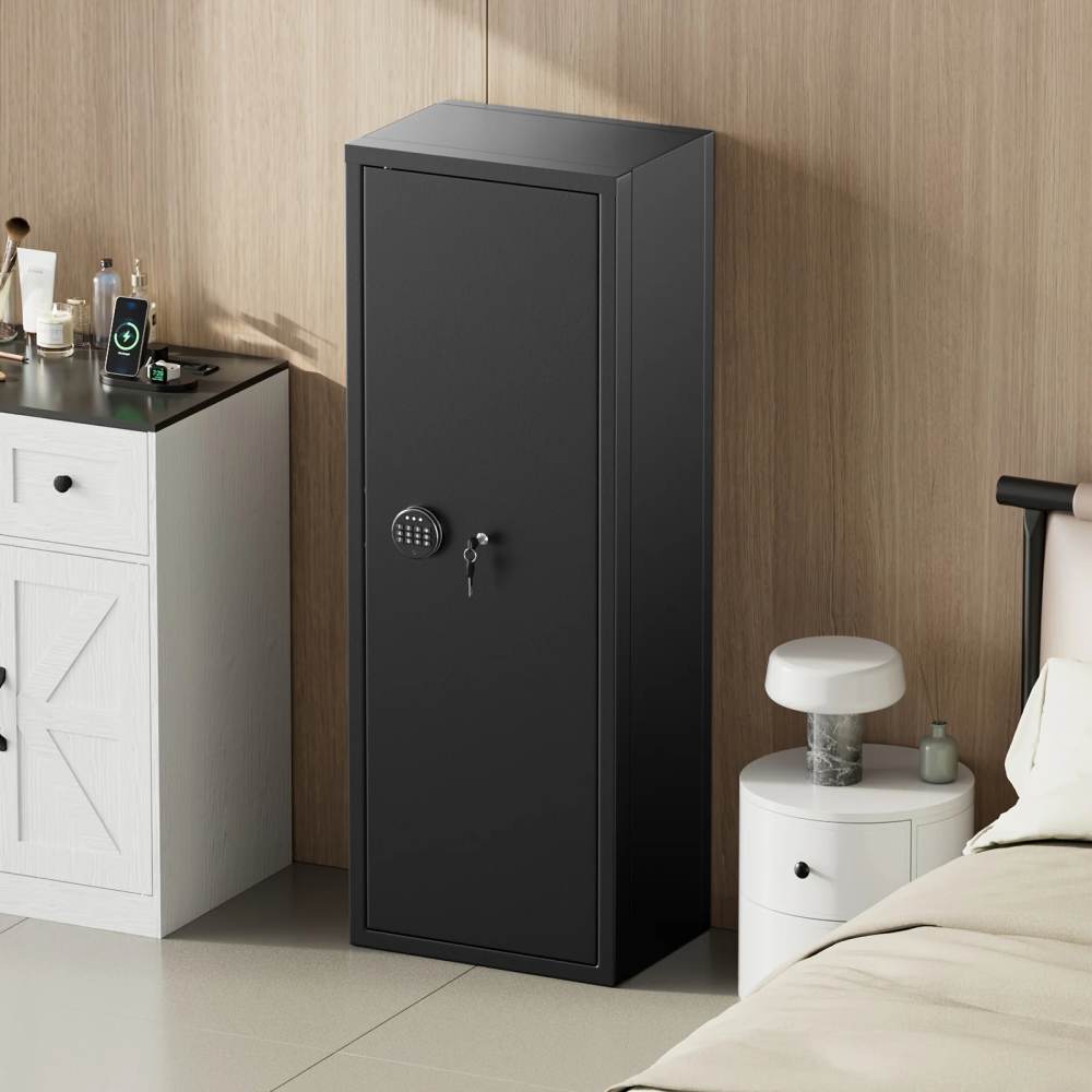 Large Gun Safe w/Quick Access Entry + Customizable Interior 55"x15"x21" G48-img-2
