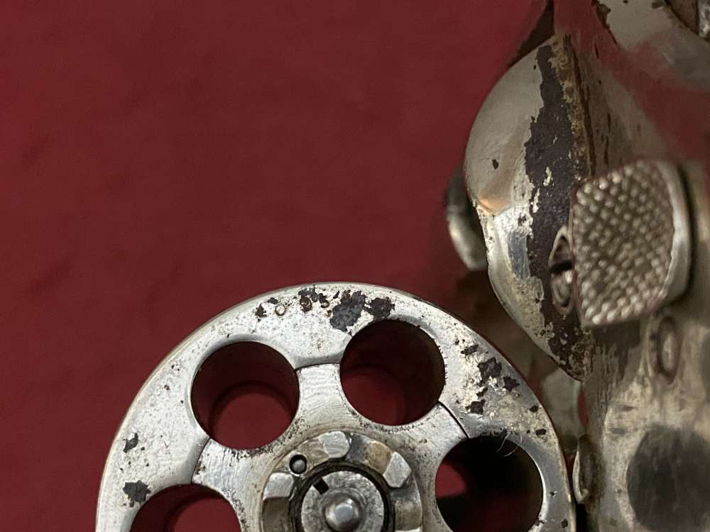 Rare Smith & Wesson Prewar Outdoorsman .38/44 .38 spl 6.5" Nickel 1932-img-83