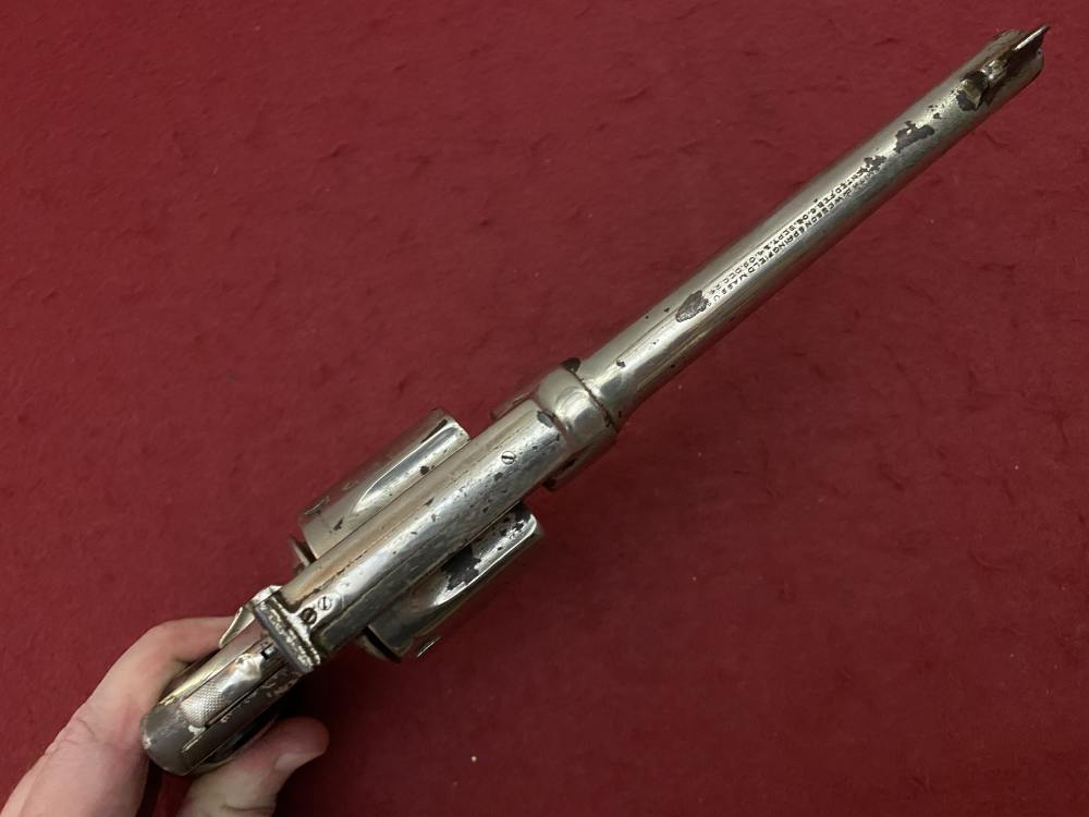 Rare Smith & Wesson Prewar Outdoorsman .38/44 .38 spl 6.5" Nickel 1932-img-2