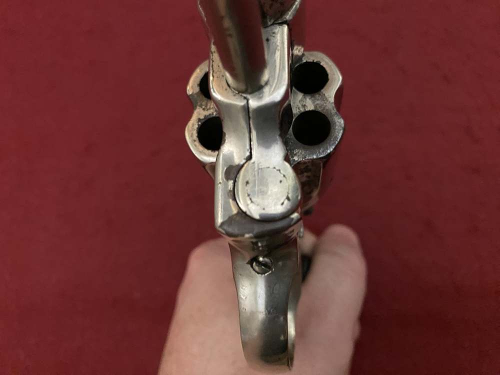 Rare Smith & Wesson Prewar Outdoorsman .38/44 .38 spl 6.5" Nickel 1932-img-62