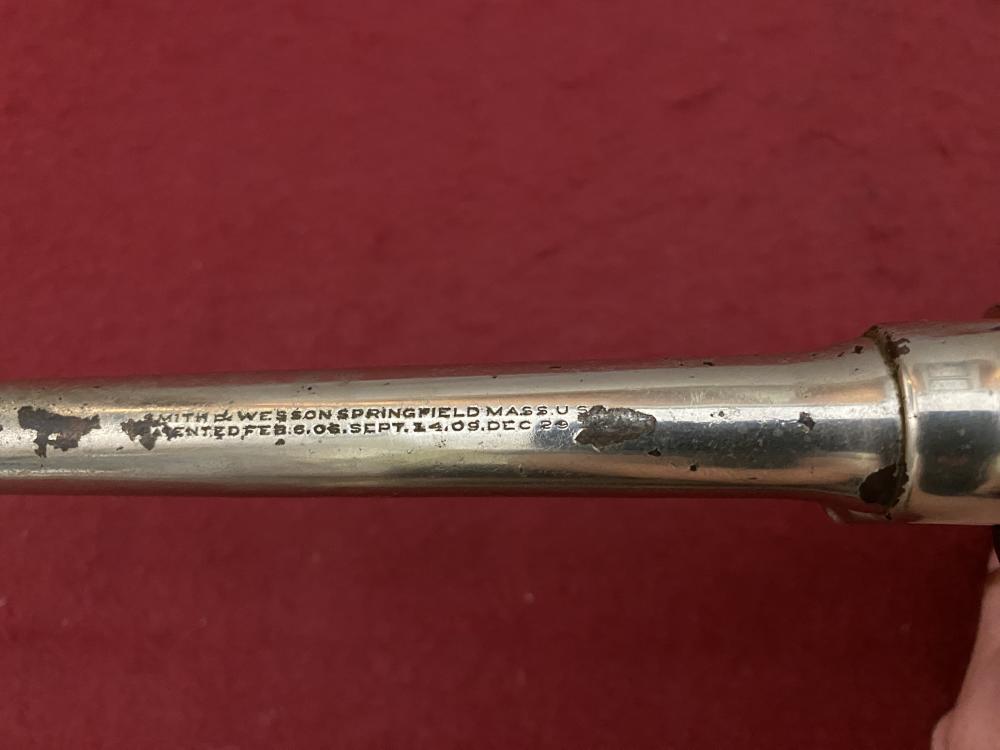 Rare Smith & Wesson Prewar Outdoorsman .38/44 .38 spl 6.5" Nickel 1932-img-73