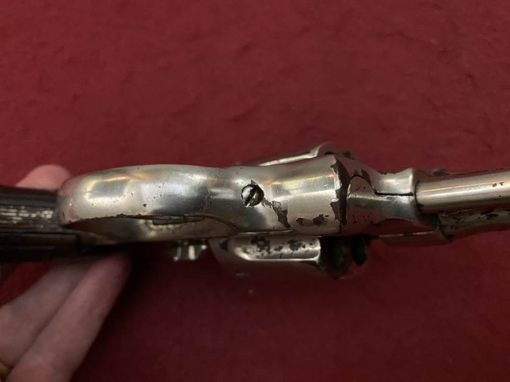 Rare Smith & Wesson Prewar Outdoorsman .38/44 .38 spl 6.5" Nickel 1932-img-61