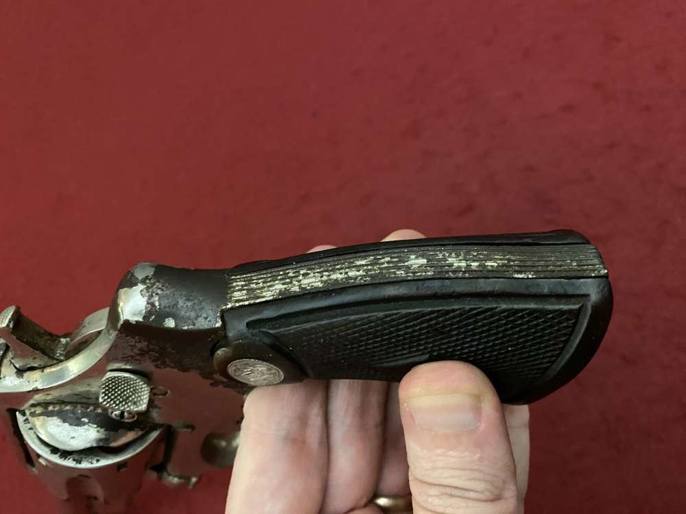 Rare Smith & Wesson Prewar Outdoorsman .38/44 .38 spl 6.5" Nickel 1932-img-47