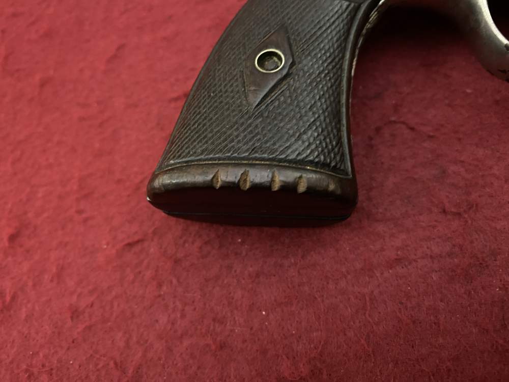Rare Smith & Wesson Prewar Outdoorsman .38/44 .38 spl 6.5" Nickel 1932-img-5