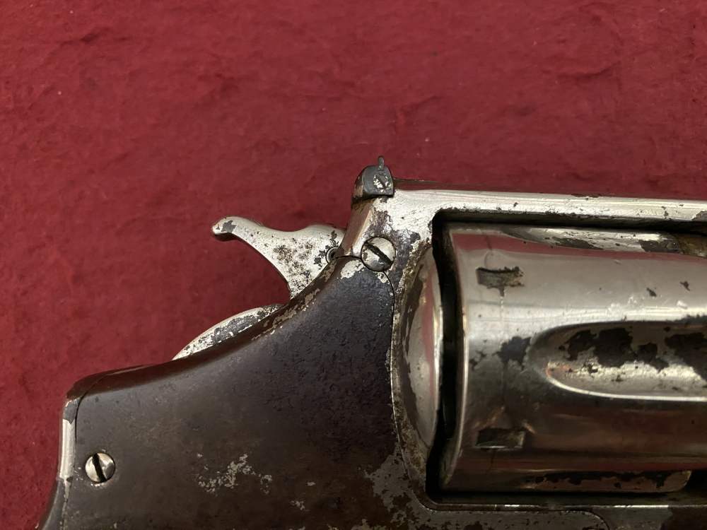 Rare Smith & Wesson Prewar Outdoorsman .38/44 .38 spl 6.5" Nickel 1932-img-14