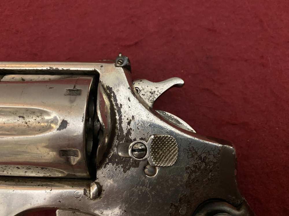 Rare Smith & Wesson Prewar Outdoorsman .38/44 .38 spl 6.5" Nickel 1932-img-35