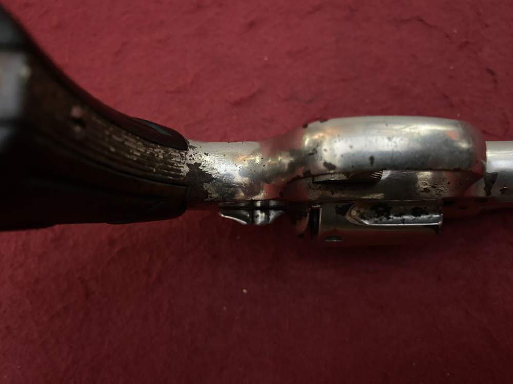 Rare Smith & Wesson Prewar Outdoorsman .38/44 .38 spl 6.5" Nickel 1932-img-57