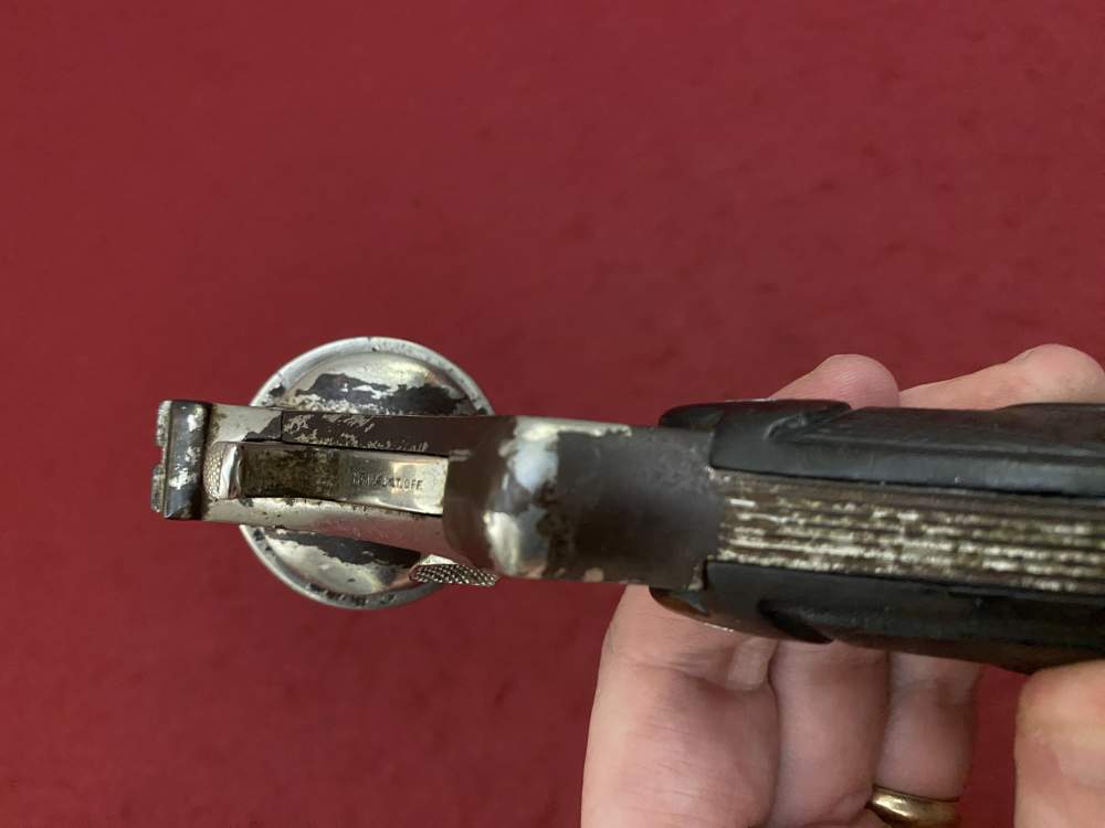Rare Smith & Wesson Prewar Outdoorsman .38/44 .38 spl 6.5" Nickel 1932-img-49