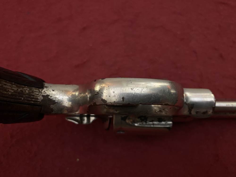 Rare Smith & Wesson Prewar Outdoorsman .38/44 .38 spl 6.5" Nickel 1932-img-60