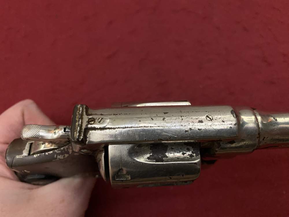 Rare Smith & Wesson Prewar Outdoorsman .38/44 .38 spl 6.5" Nickel 1932-img-69
