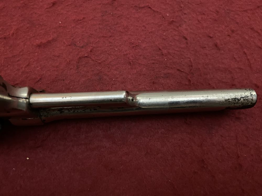 Rare Smith & Wesson Prewar Outdoorsman .38/44 .38 spl 6.5" Nickel 1932-img-63