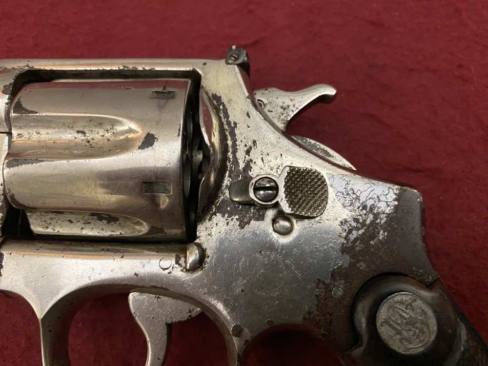 Rare Smith & Wesson Prewar Outdoorsman .38/44 .38 spl 6.5" Nickel 1932-img-34