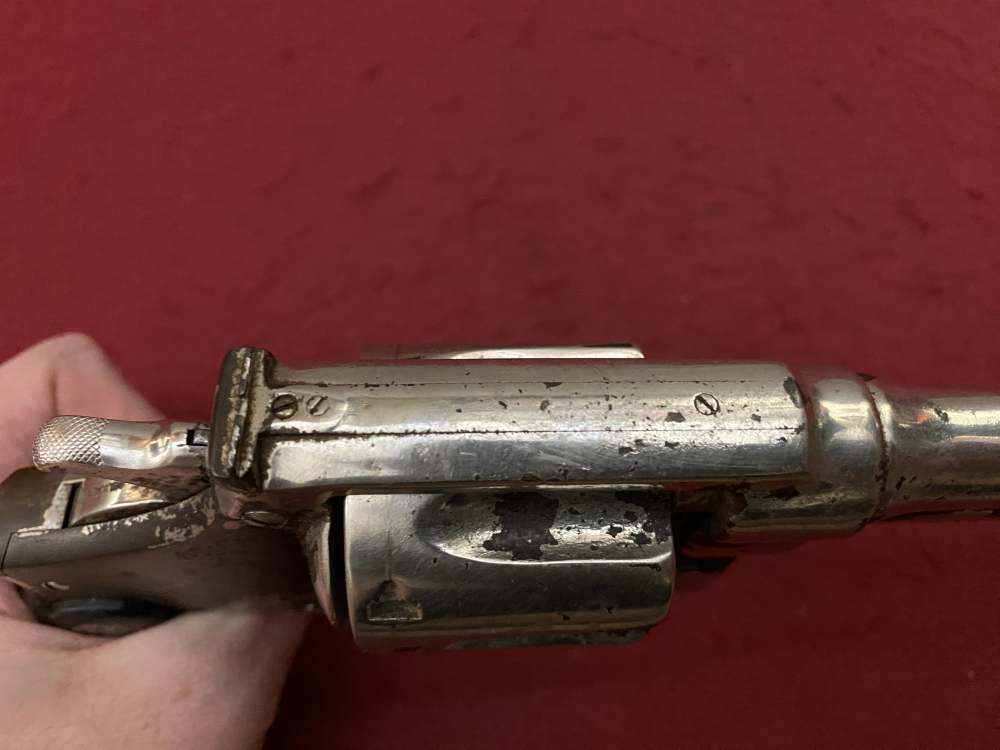 Rare Smith & Wesson Prewar Outdoorsman .38/44 .38 spl 6.5" Nickel 1932-img-70