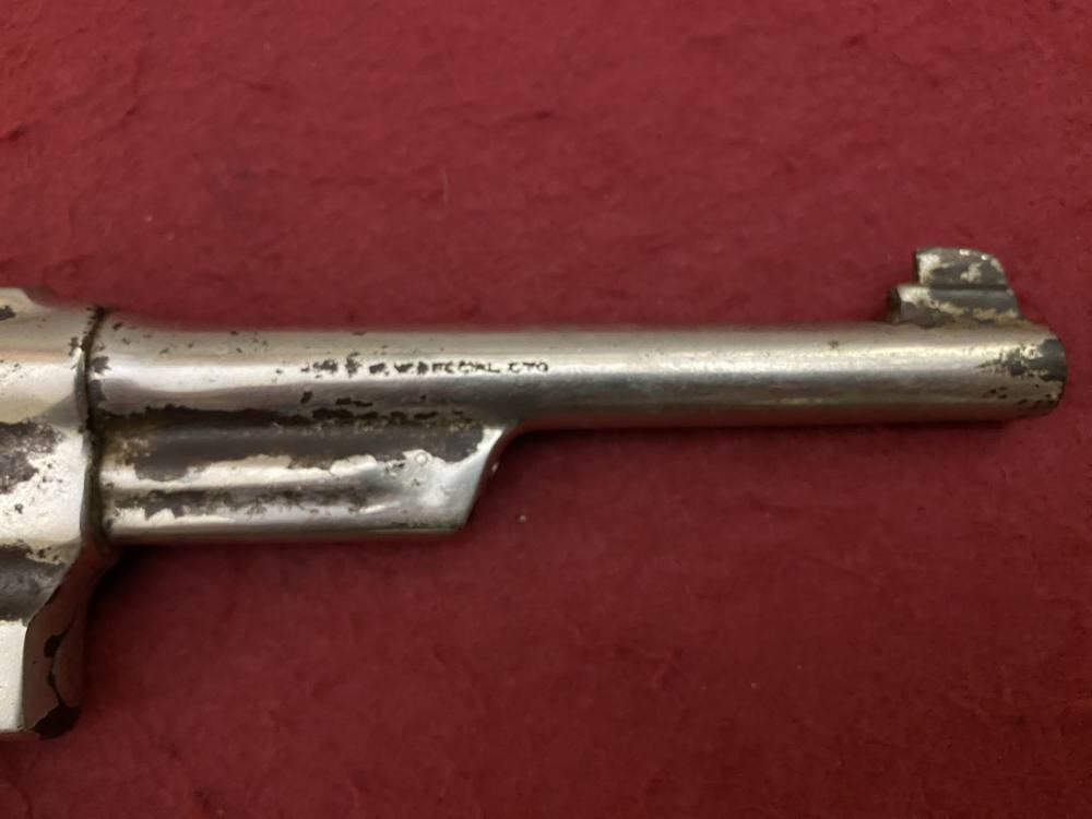 Rare Smith & Wesson Prewar Outdoorsman .38/44 .38 spl 6.5" Nickel 1932-img-16