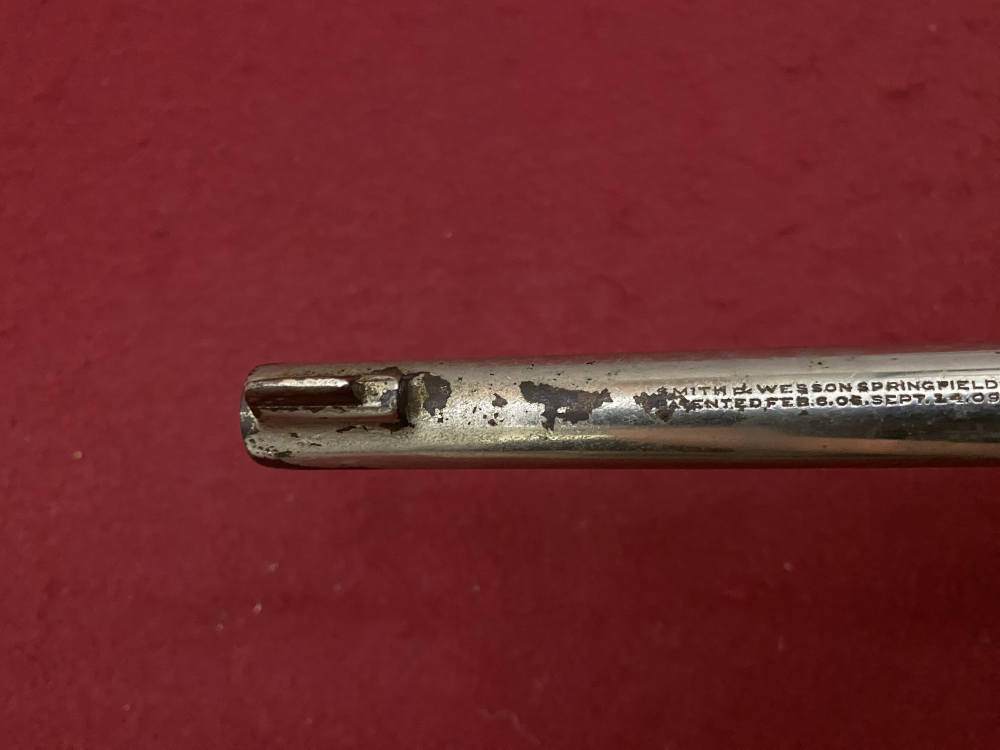 Rare Smith & Wesson Prewar Outdoorsman .38/44 .38 spl 6.5" Nickel 1932-img-77