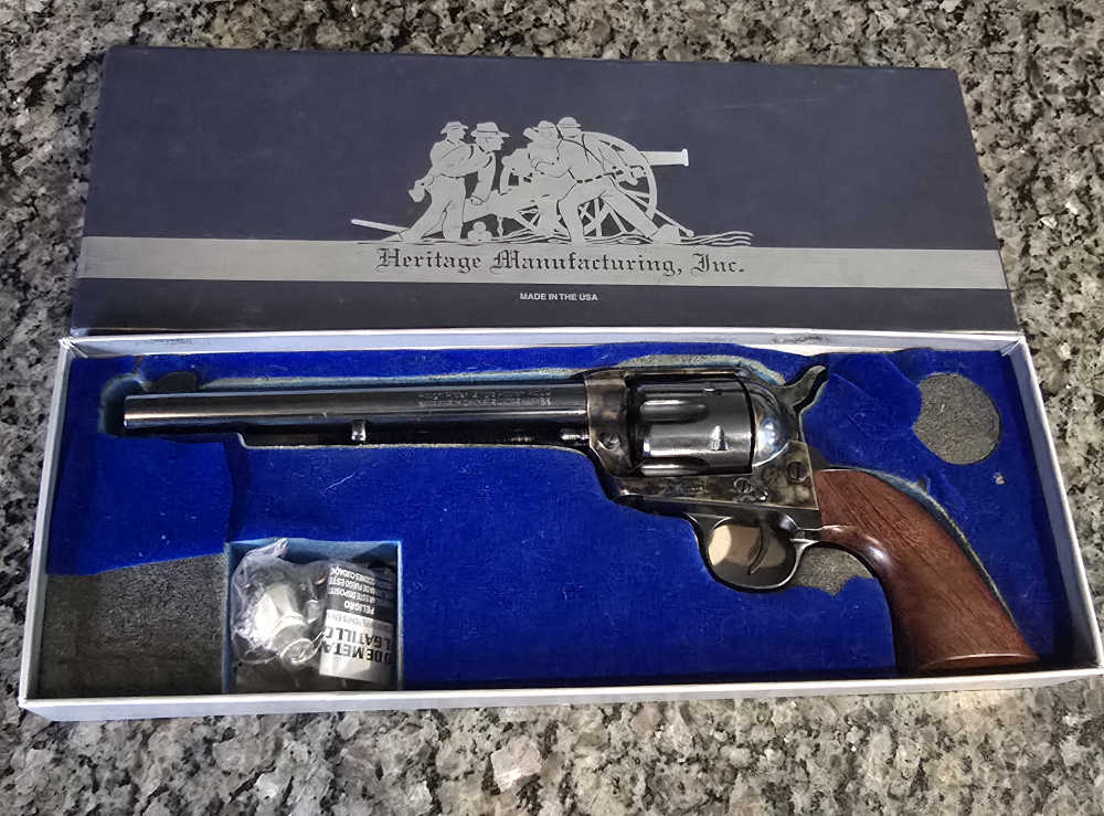 Heritage Rough Rider .45LC 7.5" Barrel Case Hardened NIB-img-2