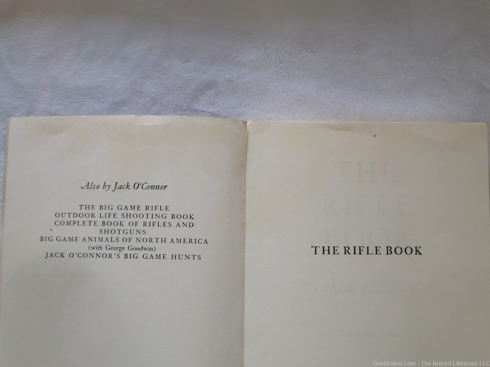 The Rifle Book 3rd Edition by Jack O' Connor-img-2