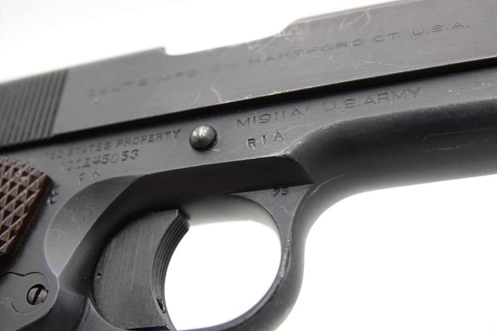 1943 Colt M1911A1 1911 A1 is a highly sought-after WWII firearm 1961 CMP-img-26