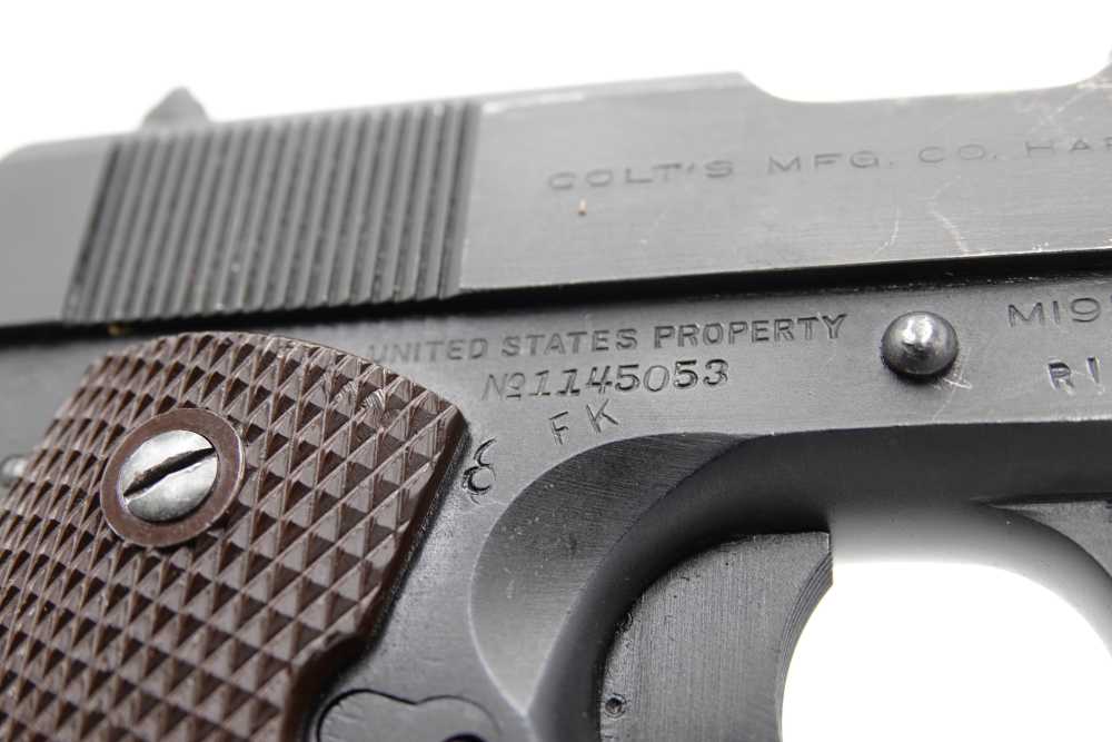 1943 Colt M1911A1 1911 A1 is a highly sought-after WWII firearm 1961 CMP-img-24