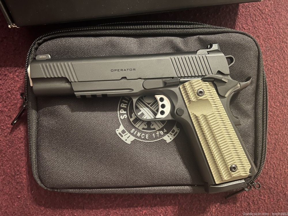 Springfield 1911 Operator 5" .45 ACP Pistol 8rd-img-3