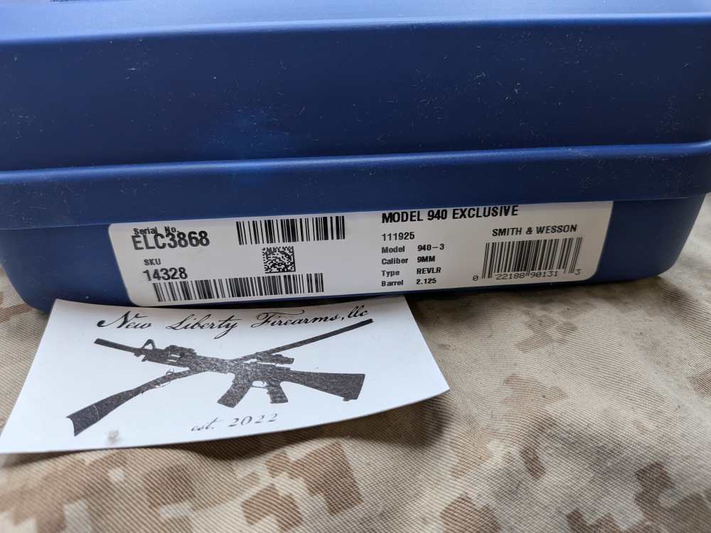 Smith & Wesson S&W 940-3 9MM Revolver New No Lock Davidson's Exclusive-img-2