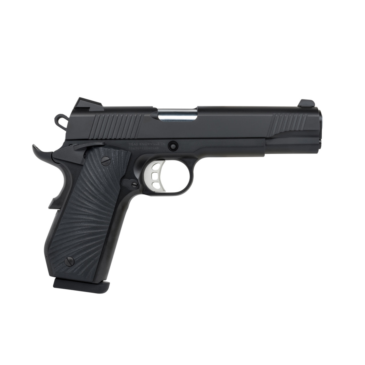 Tisas 1911 Manta Ray Duty 45 ACP Pistol 5 Black w/Ed Brown Bobtail B45B-img-0