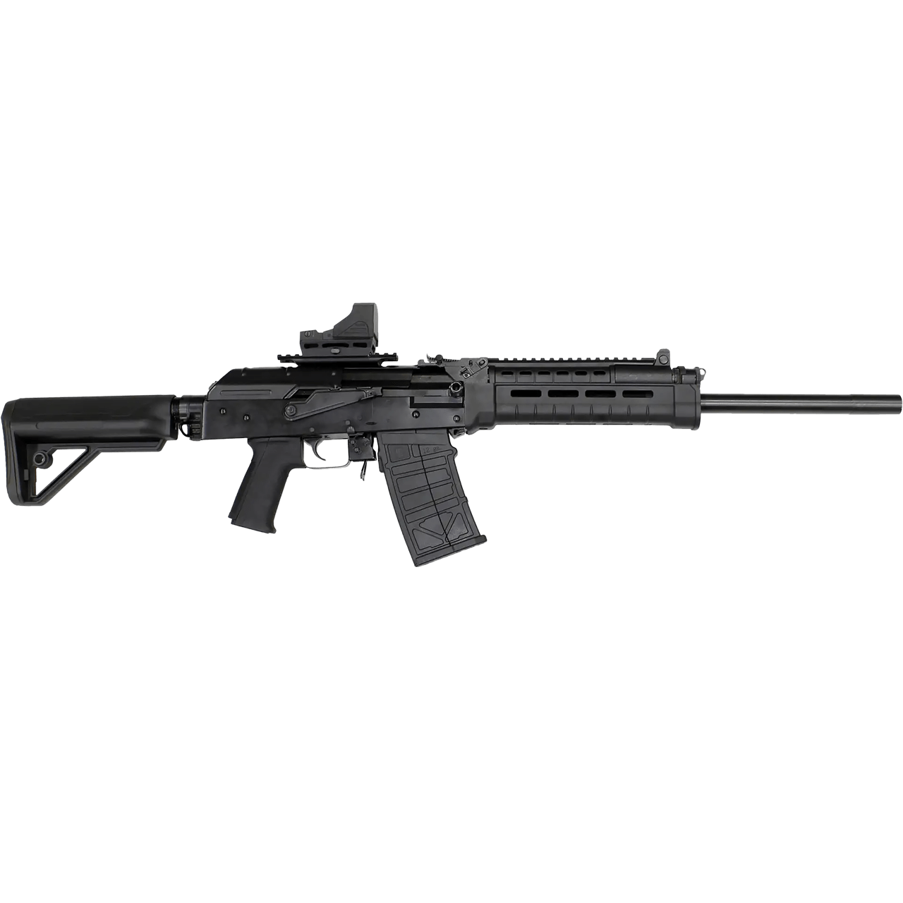 JTS Group M12AK T2.1 12GA Shotgun 3 5+1 M-LOK Handguard Red Dot Sight Black-img-1