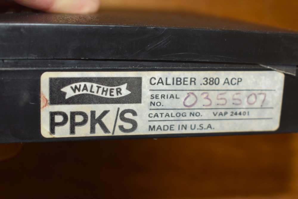 Interarms Walther PPK/S .380 ACP Pistol Case (2) Mags Manual 95% 80's -img-23