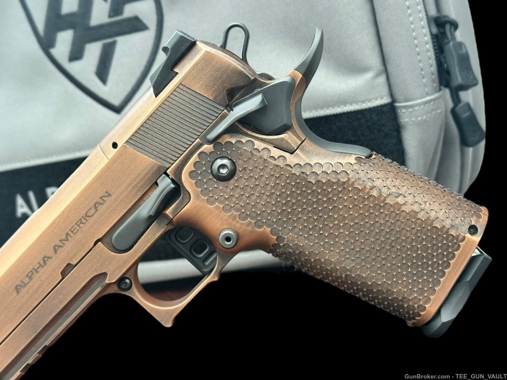 ALPHA AMERICAN AAF3 5” BARREL GOVERNMENT 9MM DOUBLE STACK COPPER.-img-8